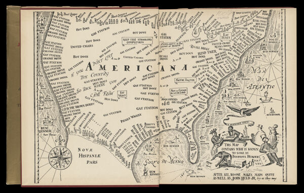 Americana/ This Map Contains What is Known To Some as Doubtful Humor