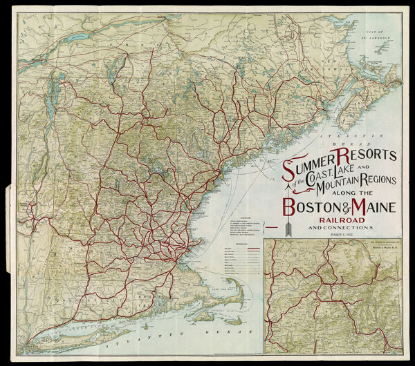 Summer Resorts of the Coast, Lake and Mountain Regions along the Boston & Maine Railroad and connections