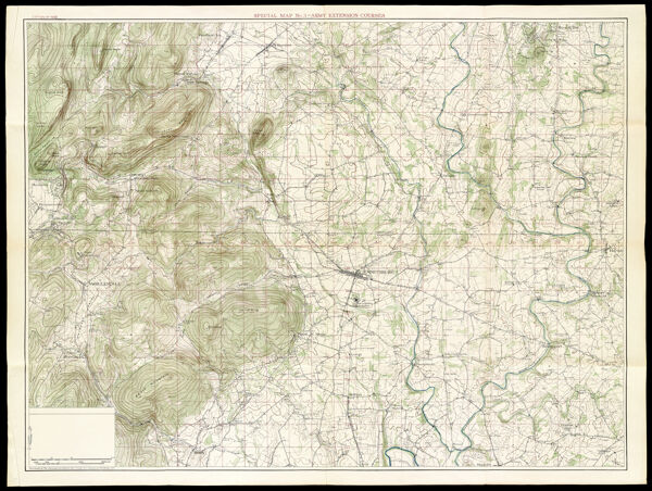 Special Map No. 3 Army Extension Courses