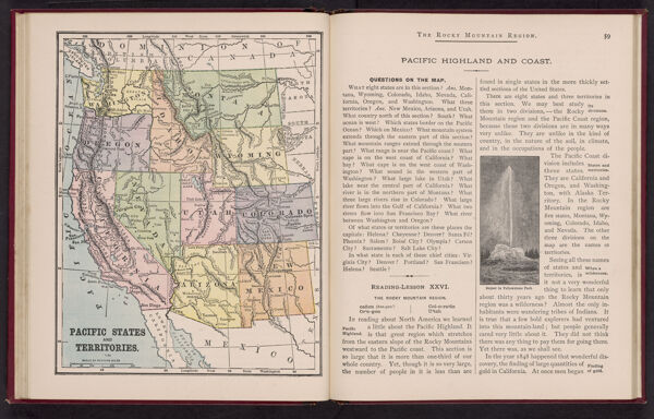 Pacific States and Territories / The Rocky Mountain Region