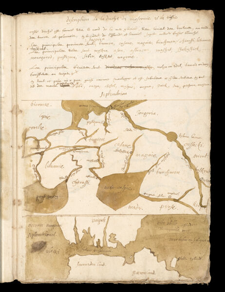[Untitled Map of Caspian Sea and surrounding region.]