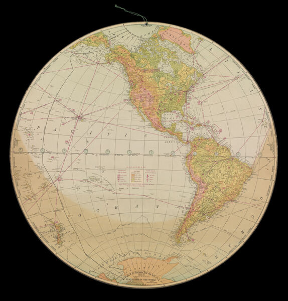 Flat-Globe of the World