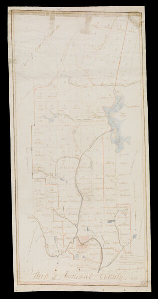 Map of Somerset County. 1843.