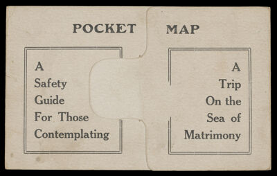 A safety guide for those contemplating a trip on the sea of matrimony