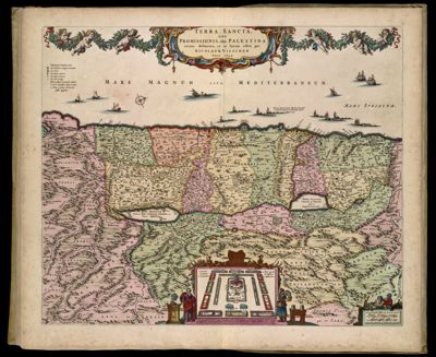 Terra Sancta, sive Promissionis, olim Palestina recens delineata, et in lucem edita per Nicolaum Visscher Anno 1659.