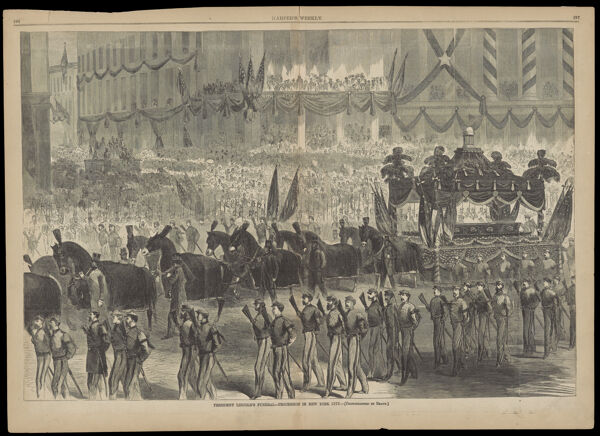 President Lincoln's funeral-procession in New York City