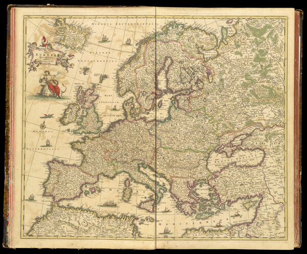 Nova et Accurata totius Europae descriptio authore Frederico de Wit Amstelodami.