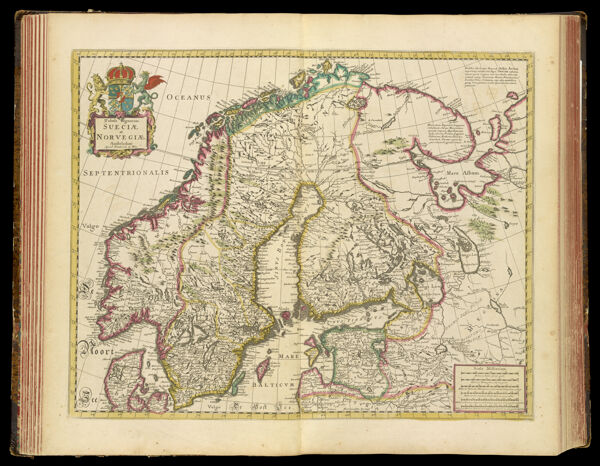 Tabula regnorum Sueciae et Norvegiae. Amstelodami apud Frederick de Wit