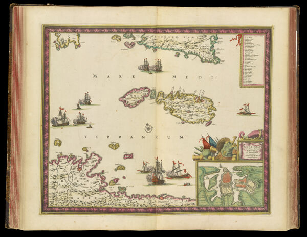 Insula Malta accuratissime delineata, urbibus, et fortalitiis expressa, a Frederico de Wit, Amstelodami.