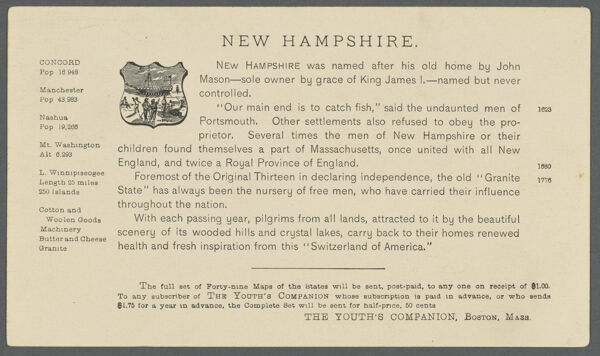 New Hampshire [verso]