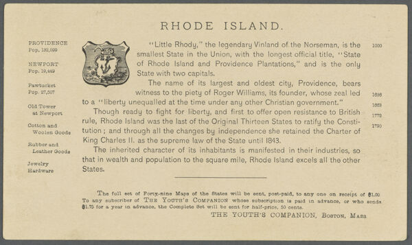Rhode Island [verso]