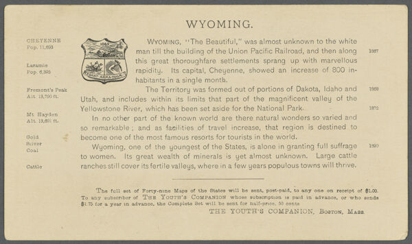 Wyoming [verso]