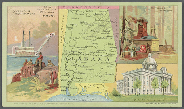 Youth's Companion Trade Cards: Forty-nine maps of the states.