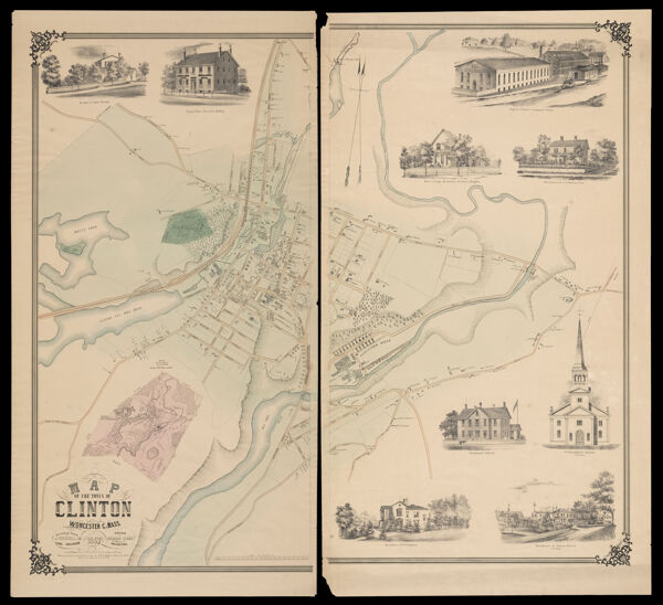 Map of the town of Clinton, Worcester Co., Mass.