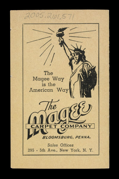 The Magee Way is the American Way [Back Cover]