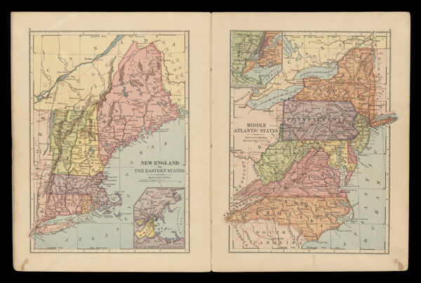 New England or the Eastern States; Middle Atlantic States