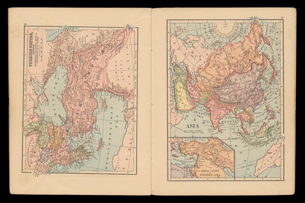Turkish Empire, Greece, Roumania, Bulgaria, Servia [...]; Asia