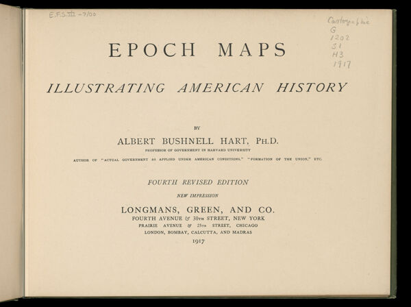 Epoch Maps illustrating American history