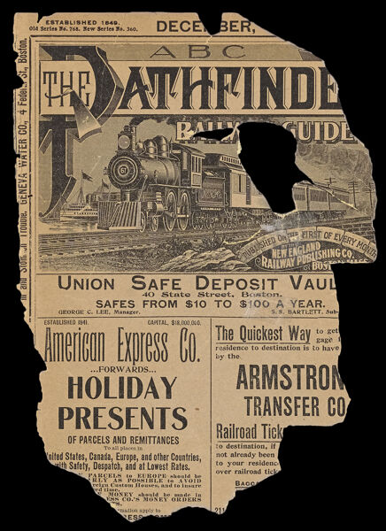 ABC Pathfinder Railway Guide Map. Western Division.