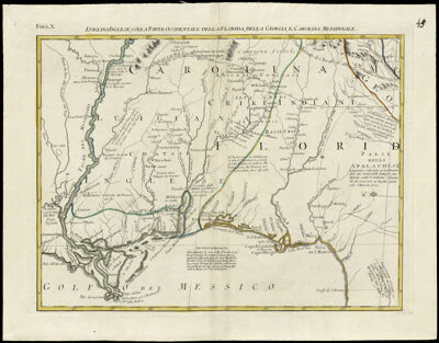 Luigiana Inglese, Colla Parte Occidentale della Florida, della Georgia, e. Carolina Meridionale.
