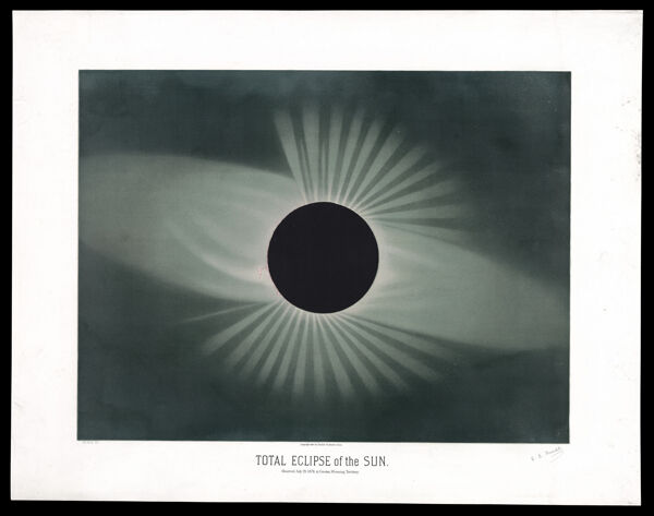 Total Eclipse of the Sun. Observed July 29, 1878, at Creston, Wyoming Territory.