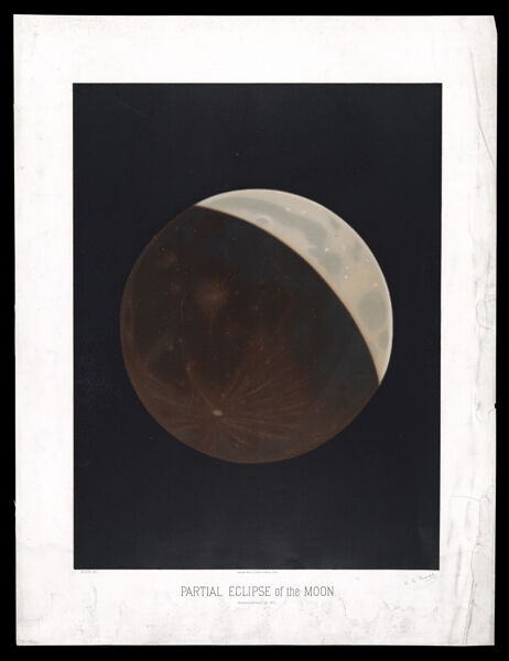 Partial Eclipse of the Moon. Observed October 24, 1874.