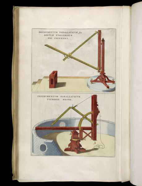Instrumentum parallaticum, sive regulae Ptolemaicae Nic. Copernici. / Instrumentum Parrallaticum Tychonis Brahe.