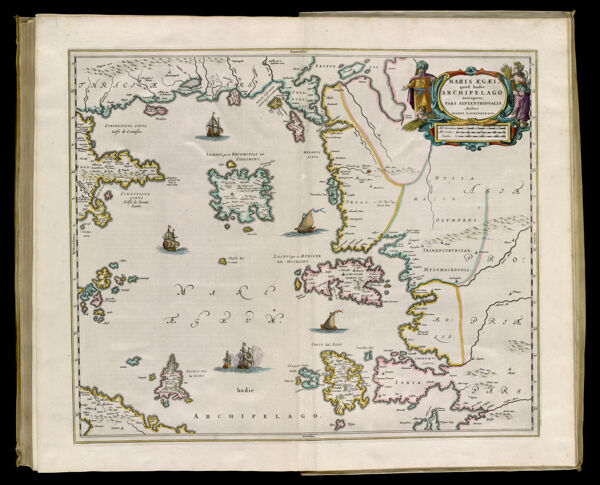 Maris Aegaei, quod hodie Archipelago nuncupatur, pars Septentrionalis. Auctore Ioanne Lavrenbergio.