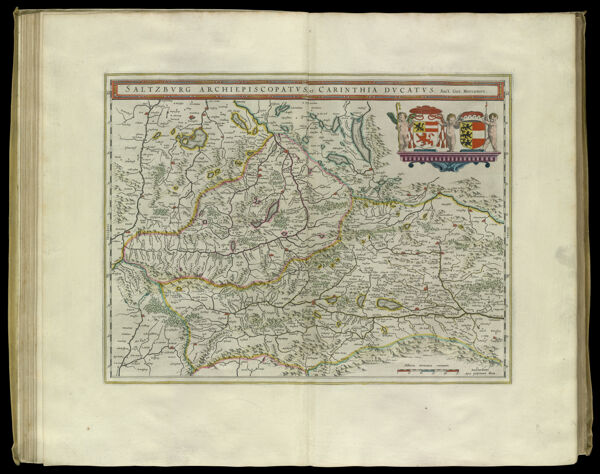 Saltzburg Archiepiscopatus, et Carinthia Ducatus. Auct. Ger. Mercatore.