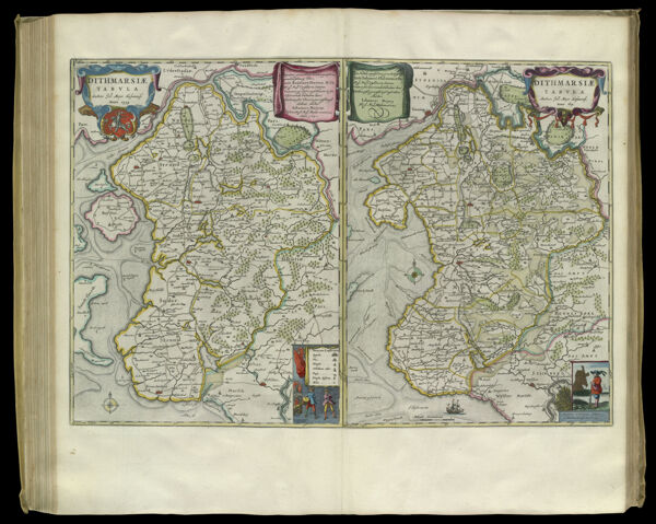 Dithmarsiae Tabula Auctore Joh: Meyer Husumensi Anno 1559