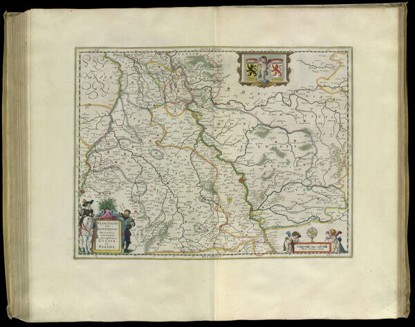 Iuliacensis et Montensis Ducatus. De Hertoghdomen Gulick en Berghe.