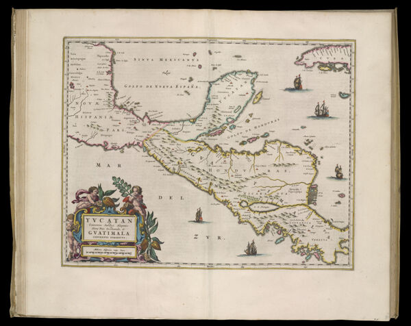 Yucatan conventus Juridici Hispaniae novae pars occidentalis, et Guatimala conventus juridicus.