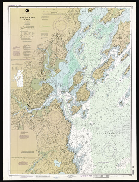 United States, Maine--east coast, Portland Harbor and vicinity