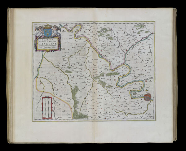 Carte du Pays et Forest D'Yveline que quelques uns mettent pour lapartie septentrionale de l'Hurepois.