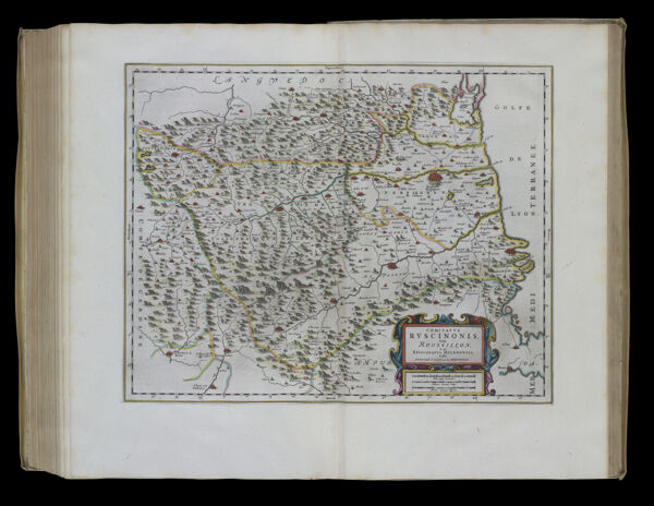 Comitatus Ruscinonis, vulgo Roussillon, in quo Episcopatus Helenensis, Gallice Evesche d'Esne ou de Perpignan.