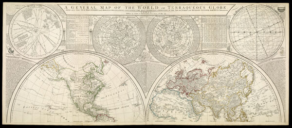 A General Map of the World, or Terraqueous Globe with all the New Discoveries and Marginal Delineations, containing the most Interesting Particulars in the Solar, Starry and Mundane System. By Sam Dunn, Mathematician.