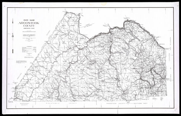 State of Maine Aroostook County, Northern Part