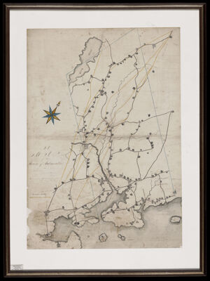 A map of the town of Falmouth survey taken in March 1828, John M. Wilson Surveyor.