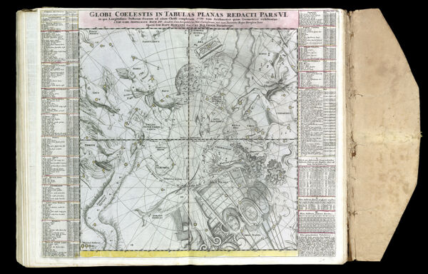 Globi Coelestis in tabulas planas redacti pars VI. in qua longitudines stellarum fixarum ad anum Christi completum 1730