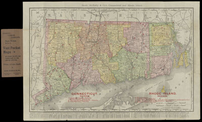 Rand, McNally & Co.'s Connecticut and Rhode Island