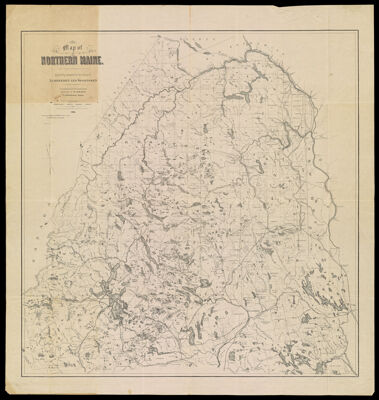Map of Northern Maine. Specially adapted to the Uses of Lumbermen and Sportsmen Compiled and Published by Lucius L. Hubbard, Cambridge, Mass.