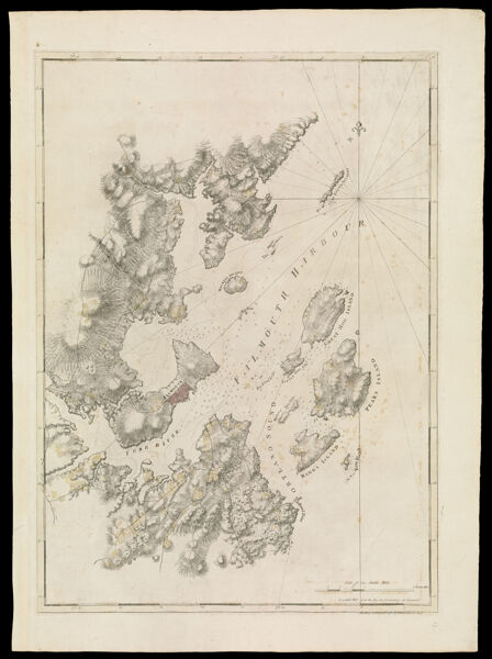 Coast of Maine- Falmouth Harbor, Dated Jan. 1, 1781