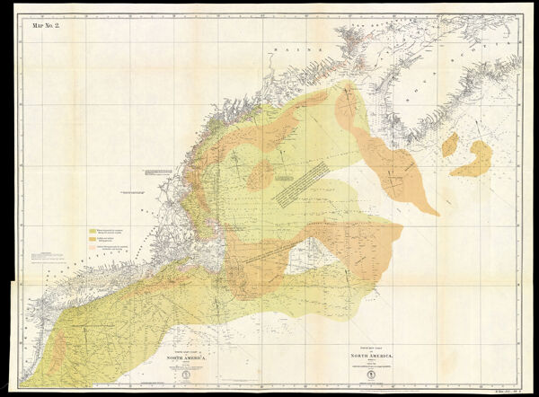 North East Coast of North America, Sheet III From the British Admiralty and U.S. Coast Surveys