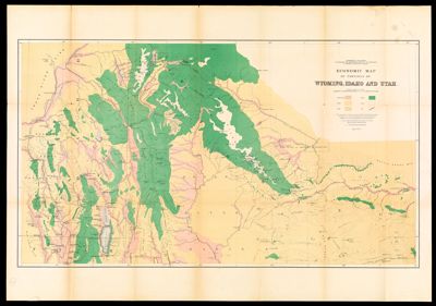 Economic Map of Portions of Wyoming, Idaho and Utah