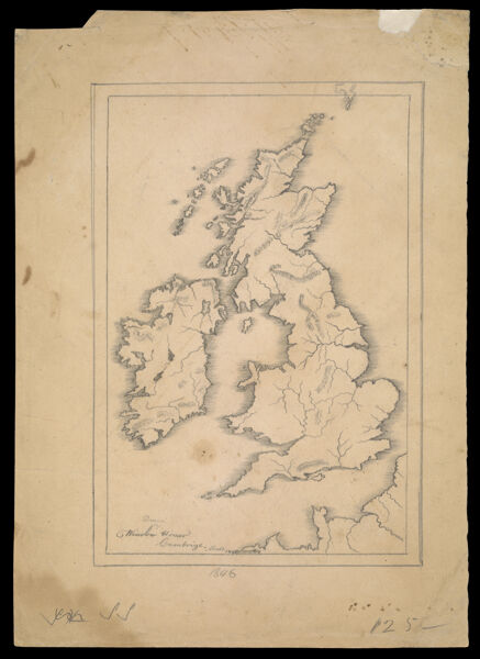[Manuscript map of Great Britain]