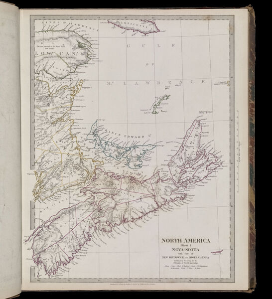 North America Sheet I Nova-Scotia with part of New Brunswick and Lower Canada