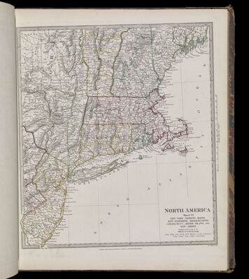 North America Sheet VI New-York, Vermont, Maine, New-Hampshire, Massachusetts, Connecticut, Rhode-Island, and New-Jersey.
