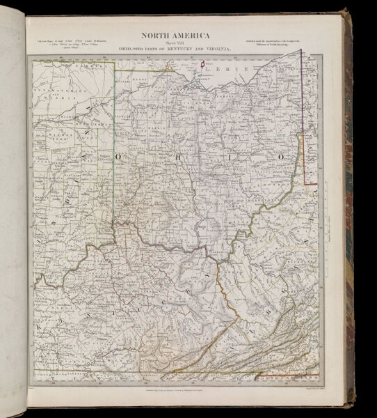 North America Sheet VIII Ohio with parts of Kentucky and Virginia.