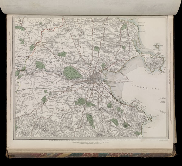 [Untitled map of the environs of Dublin.]