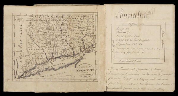 A New Map of Connecticut from the best Authorities 1799